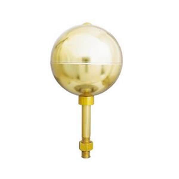 Ss Collectibles 3 in. Gold Anodized Aluminum Ball for Outdoor Flagpoles SS2521699 - main